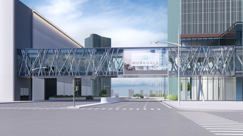 Pedestrian Link Bridge between Maryah Tower and The Galleria Mall